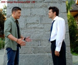 Dean Winchester and the Angel Castiel 