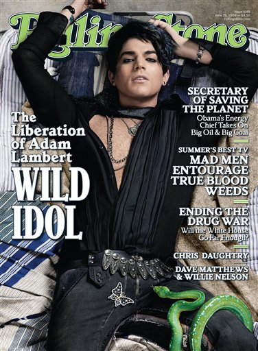 Adam Lambert Rolling Stone Cover