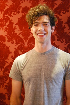Ethan Peck at 25 Degrees restaurant.  Photo by Lauren Pon.