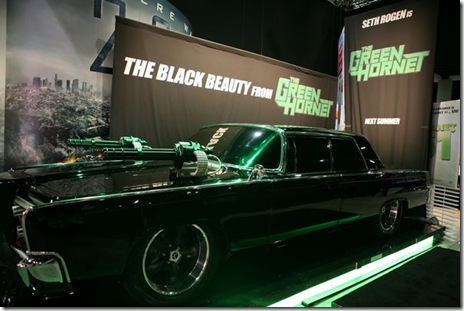 San Diego, California - July 22, 2009:  At the Comic-Con unveiling of The Black Beauty, a 1965 Chrysler Imperial from Columbia Pictures' The Green Hornet.