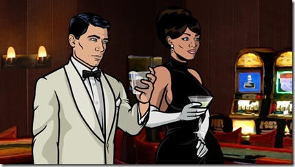 ARCHER: Archer, a new half-hour animated comedy series airing on FX. Sterling Archer (L). CR: FX