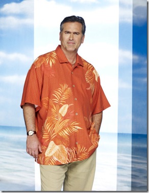 BURN NOTICE -- Season:4 -- Pictured: Bruce Campbell as Sam Axe -- Photo by: Nigel Parry/USA Network