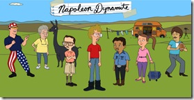 NAPOLEON DYNAMITE  Join The Dynamite Family on FOX Sundays during ANIMATION DOMINATION when it premieres Sunday, Jan. 15 (8:30-9:00 PM ET/PT) on FOX.  NAPOLEON DYNAMITE ™ and © 2011 TCFFC ALL RIGHTS RESERVED.