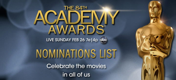 84th Academy Awards Nominations