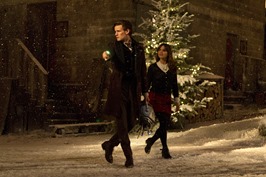 Picture shows Matt Smith as the Eleventh Doctor and JENNA COLEMAN as Clara.