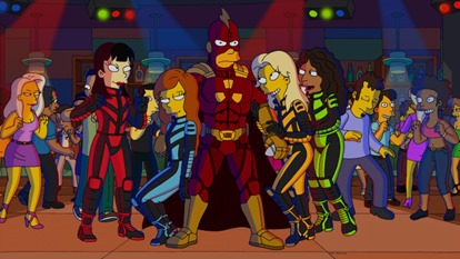 THE SIMPSONS: Radioactive Man in the all-new "Steal This Episode" episode  of THE SIMPSONS airing Sunday, Jan. 5 (8:00-8:30 PM ET/PT) on FOX.  THE SIMPSONS ™ and © 2014 TCFFC ALL RIGHTS RESERVED.