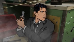 ARCHER: Episode 1, Season 5 "White Elephant" (airing Monday, January 13, 10:00 pm e/p). Someone dies.  Someone who has been with the ISIS crew from the beginning.  And then things get crazy. Written by Adam Reed. Pictured: Sterling Archer (voice of H. Jon Benjamin). FX Network 