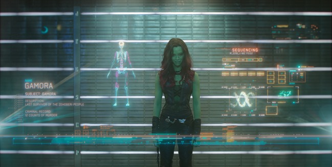 Marvel's Guardians Of The Galaxy

Gamora (Zoe Saldana)

Ph: Film Frame

©Marvel 2014