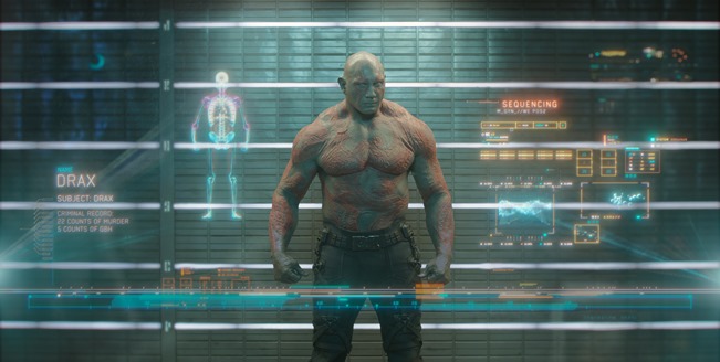 Marvel's Guardians Of The Galaxy

Drax the Destroyer (Dave Bautista)

Ph: Film Frame

©Marvel 2014