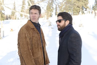 FARGO - Pictured: (L-R) Russell Harvard as Mr. Wrench, Adam Goldberg as Mr. Numbers. CR: Chris Large/FX 