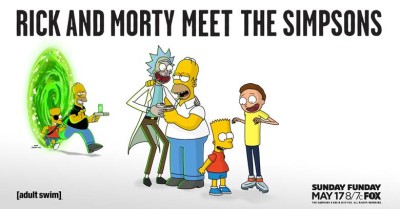 Rick & Morty & The Simpsons