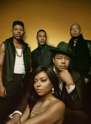 EMPIRE: The epic family battle begins when the sexy and powerful new drama EMPIRE debuts, with limited commercial interruption, following AMERICAN IDOL XIV on Wednesday, Jan. 7 (9:00-10:00 PM ET/PT) on FOX. Pictured Clockwise L: Bryshere Gray, Trai Byers, Jussie Smollett, Terrence Howard and Taraji P. Henson. ©2014 Fox Broadcasting Co. CR: Michael Lavine/FOX