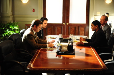 L to R, Aden Young, Luke Kirby, Sharon Morris and Michael O'Neill - in the SundanceTV original series "Rectify" - Photo Credit: Curtis Bonds Baker