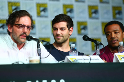 COMIC-CON INTERNATIONAL: SAN DIEGO 2015 -- "Grimm" Panel & Red Carpet -- Pictured: (l-r) Silas Weir Mitchell, David Giuntoli, Russell Hornsby, Saturday, July 11, 2015, from the San Diego Convention Center, San Diego, Calif. -- (Photo by: Mark Davis/NBC)