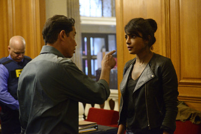 QUANTICO - "Run" -- A diverse group of recruits has arrived at the FBI Quantico Base for training. They are the best and the brightest, so it seems impossible that one of them is suspected of masterminding the biggest attack on New York City since 9/11. "Quantico" airs SUNDAY, SEPTEMBER 27 (10:00-11:00 p.m. ET) on the ABC Television Network. (ABC/Guy D'Alema) ANTHONY RUIVIVAR, PRIYANKA CHOPRA