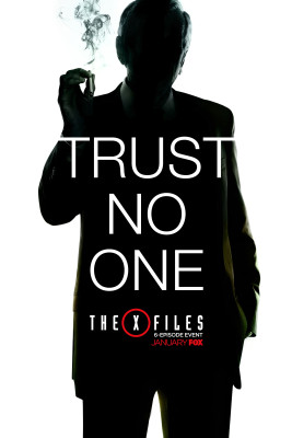 THE X FILES:  The next mind-bending chapter of THE X-FILES debuts with a special two-night event beginning Sunday, Jan. 24 (10:00-11:00 PM ET/7:00-8:00 PM PT), following the NFC CHAMPIONSHIP GAME, and continuing with its time period premiere on Monday, Jan. 25 (8:00-9:00 PM ET/PT). The thrilling, six-episode event series, helmed by creator/executive producer Chris Carter and starring David Duchovny and Gillian Anderson as FBI Agents FOX MULDER and DANA SCULLY, marks the momentous return of the Emmy Award- and Golden Globe-winning pop culture phenomenon, which remains one of the longest-running sci-fi series in network television history. ©2015 Fox Broadcasting Co.  FOX