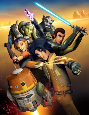 STAR WARS REBELS - "Star Wars Rebels," an exciting, all-new animated television series based on one of the greatest entertainment franchises of all time, is scheduled to premiere in fall 2014 as a one-hour special telecast on Disney Channel, and will be followed by a series on Disney XD channels around the world. (DISNEY XD) KEY ART