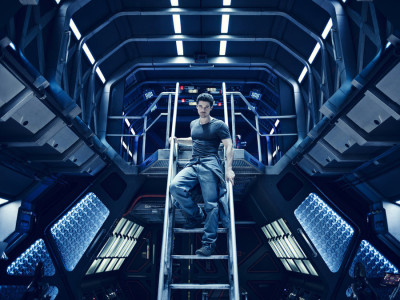 THE EXPANSE -- Season:1 -- Pictured: Steven Strait as Earther James Holden -- (Photo by: Jason Bell/Syfy)