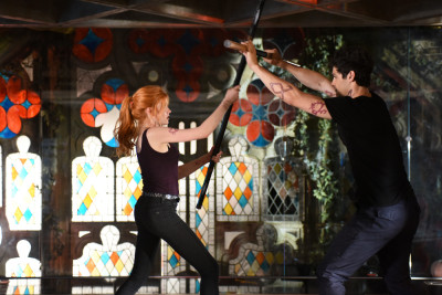 SHADOWHUNTERS - "Moo Shu To Go" - Alec finds himself torn between duty and loyalty to Jace in “Moo Shu to Go,” an all-new episode of “Shadowhunters,” airing  Tuesday, February 9th at 9:00 – 10:00 p.m., EST/PST on Freeform, the new name for ABC Family. (Freeform/John Medland) KATHERINE MCNAMARA, MATTHEW DADDARIO