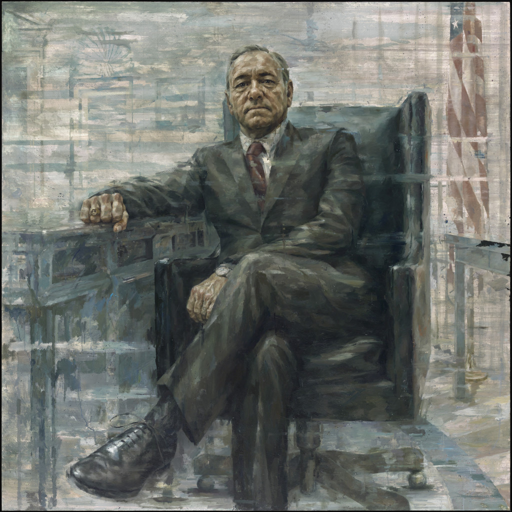 Kevin Spacey as President Francis J. Underwood, by Jonathan Yeo; Smithsonian, National Portrait Gallery"