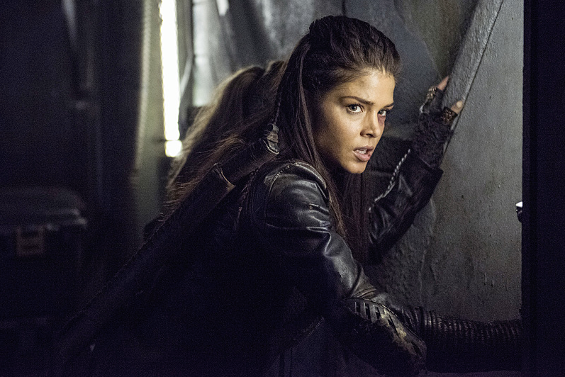 Pictured: Marie Avgeropoulos as Octavia -- Credit: Cate Cameron/The CW -- © 2016 The CW Network, LLC. 