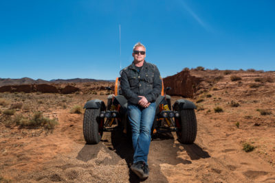 EMBARGOED UNTIL 20:00 GMT ON SUNDAY APRIL 24TH 2016 Picture Shows: Matt LeBlanc and the Ariel Nomad in Morocco