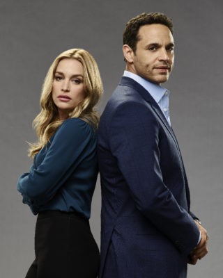 NOTORIOUS - ABC's “Notorious" stars Piper Perabo as Julia and Daniel Sunjata as Jake. (ABC/Kevin Foley)