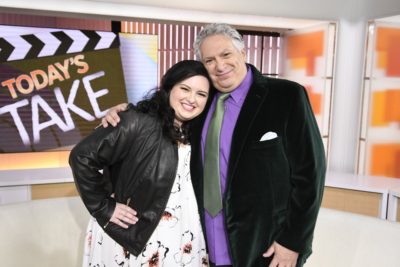 TODAY -- Pictured: (l-r) Hairspray Live! cast members Maddie Baillio, Harvey Fierstein on the "Today" show on Tuesday, June 7 2016 from Rockefeller Plaza in New York -- (Photo by: Peter Kramer/NBC)