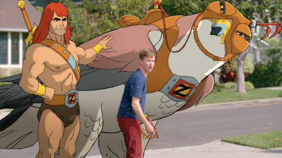 SON OF ZORN: L-R:  Zorn (voiced by Jason Sudeikis) and Johnny Pemberton in SON OF ZORN coming soon to FOX. ©2016 Fox Broadcasting Co. Cr: FOX