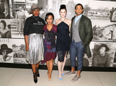 WASHINGTON, DC - SEPTEMBER 26:  (L to R) "Underground" stars Aisha Hinds, Amirah Vann, Jessica de Gouw and Alano Miller attend WGN America's "Underground" screening and panel discussion as the inaugural public program at The Smithsonian National Museum Of African American History And Culture on September 26, 2016 in Washington, DC.  (Photo by Paul Morigi/Getty Images for WGN America)