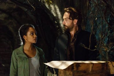 SLEEPY HOLLOW: L-R: Lyndie Greenwood and Tom Mison in theÒRagnarokÓ season finale episode of SLEEPY HOLLOW airing Friday, April 8 (8:00-9:00 PM ET/PT) on FOX. ©2016 Fox Broadcasting Co. Cr: Tina Rowden/FOX